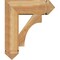 Ekena Millwork Westlake Arts and Crafts Rough Sawn Bracket w/ Offset Brace, Western Red Cedar, 8"W x 22"D x 26"H BKT0806X22X26WTL03RWR - alternate 3